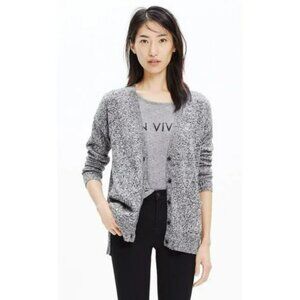 Madewell Marled Cotton Blend Landscape Cardigan Sweater Women's Sweater XL